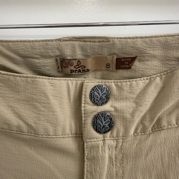 Prana Breakaway Pants Size 6 Beige - Picture 3 of 3